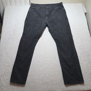 VTG 90s Wrangler Denim Jeans Men's 40x34 Black 13MWZPB Cowboy Cut